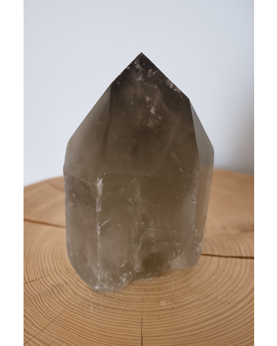 Kwarc dymny naturalny 7 cm 200 g – kryształ kolekcjonerski, minerał dekoracyjny, kamień energetyczny